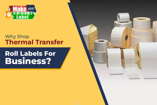Thermal transfer roll labels for business use, offering durable and heat-resistant labeling solutions.