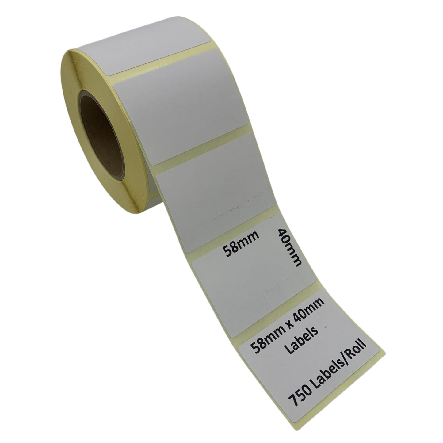 58mm x 40mm Direct Thermal Roll Labels (Copy)